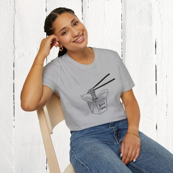 Send noods Adult Unisex T-Shirt - Image 34