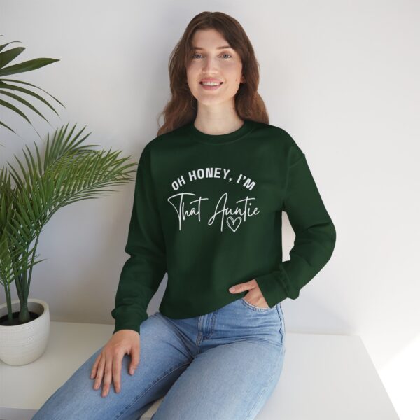 Oh honey, I'm that auntie Crewneck Sweatshirt - Image 33