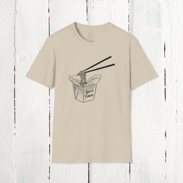 Send noods Adult Unisex T-Shirt - Image 13