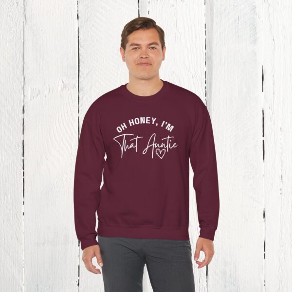Oh honey, I'm that auntie Crewneck Sweatshirt - Image 17