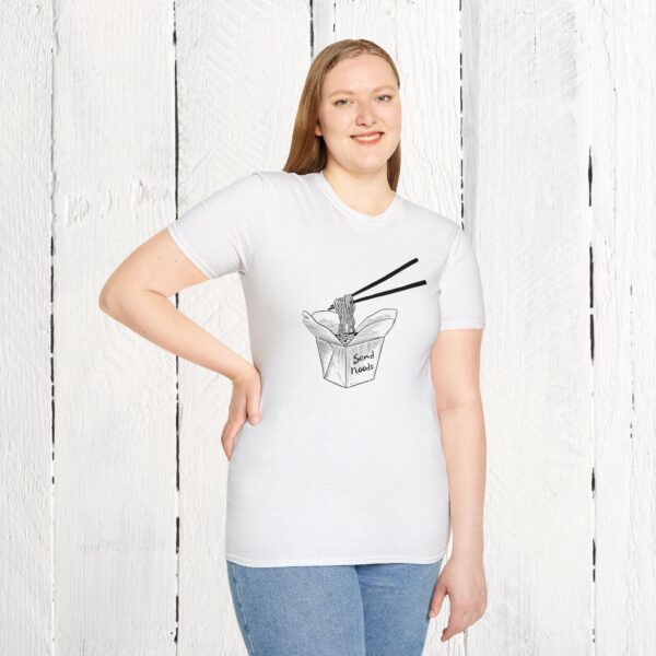 Send noods Adult Unisex T-Shirt - Image 5