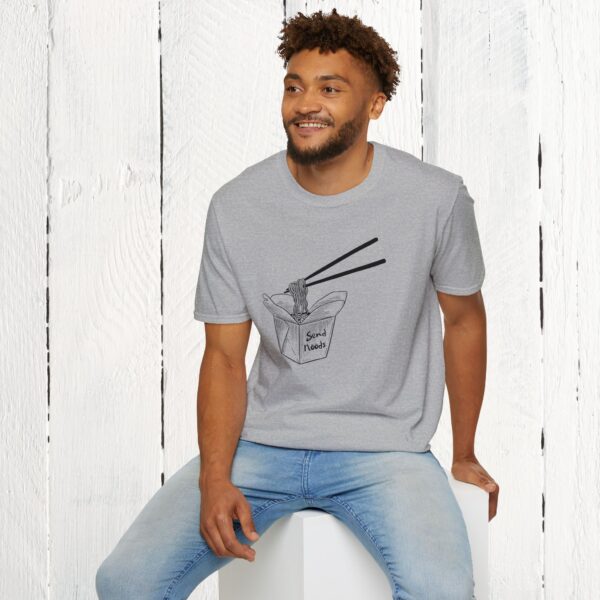 Send noods Adult Unisex T-Shirt - Image 36
