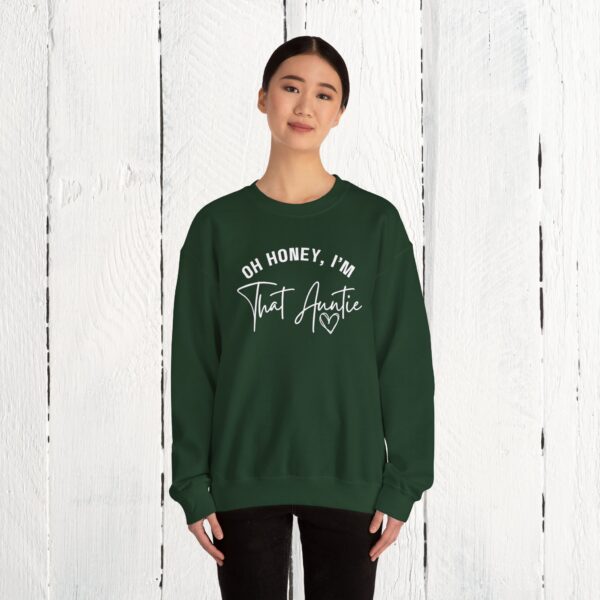 Oh honey, I'm that auntie Crewneck Sweatshirt - Image 26