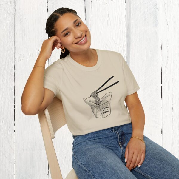 Send noods Adult Unisex T-Shirt - Image 22