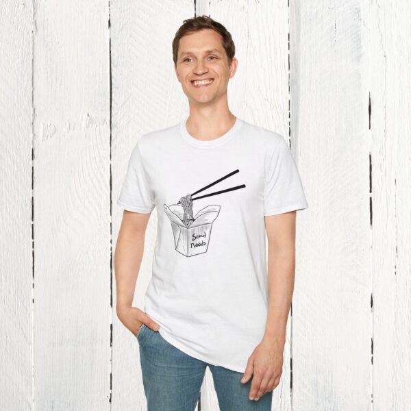Send noods Adult Unisex T-Shirt - Image 7