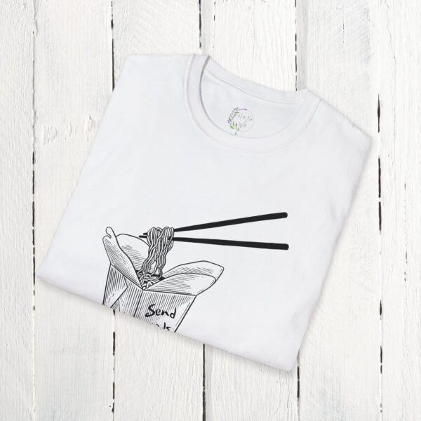 Send noods Adult Unisex T-Shirt - Image 4