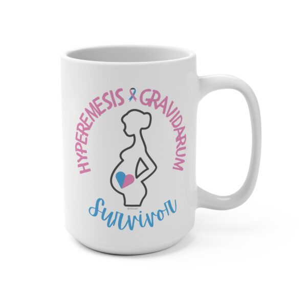 Hyperemesis Gravidarum survivor 15oz mug - Image 2