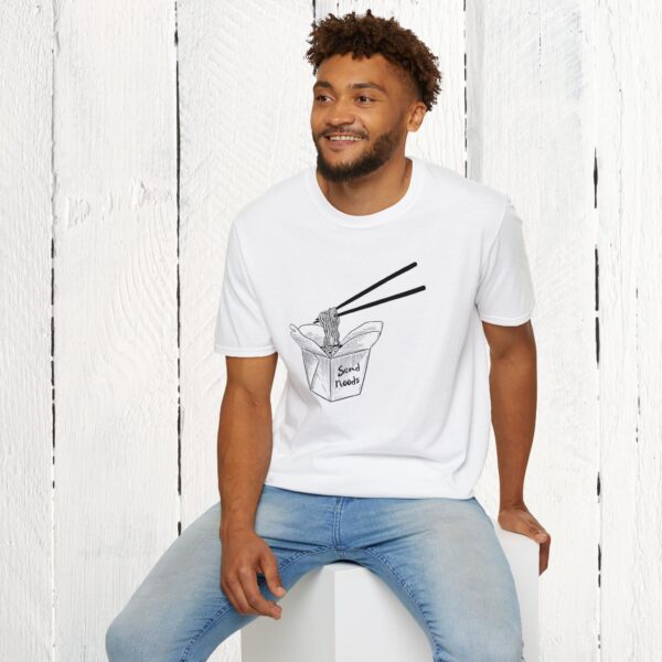 Send noods Adult Unisex T-Shirt - Image 12