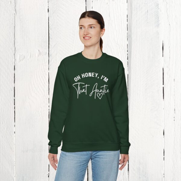 Oh honey, I'm that auntie Crewneck Sweatshirt - Image 30