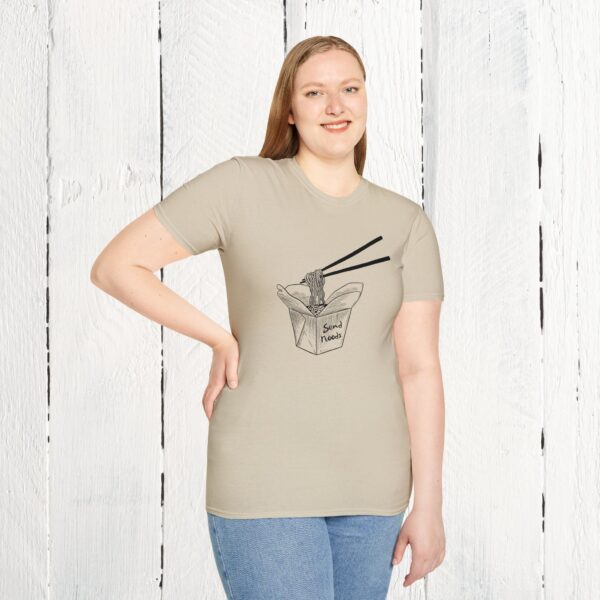 Send noods Adult Unisex T-Shirt - Image 17