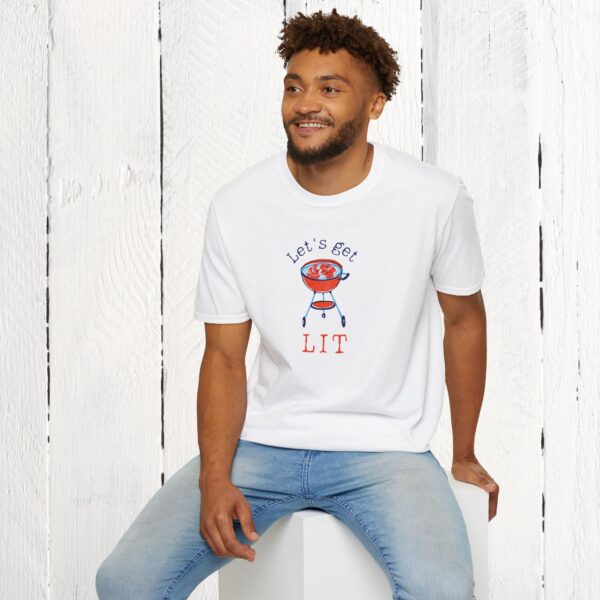 Let's get lit Unisex T-Shirt - Image 12