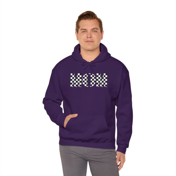 Mom checkered / hoodie / Unisex Heavy Blend™ Hooded Sweatshirt - Image 9