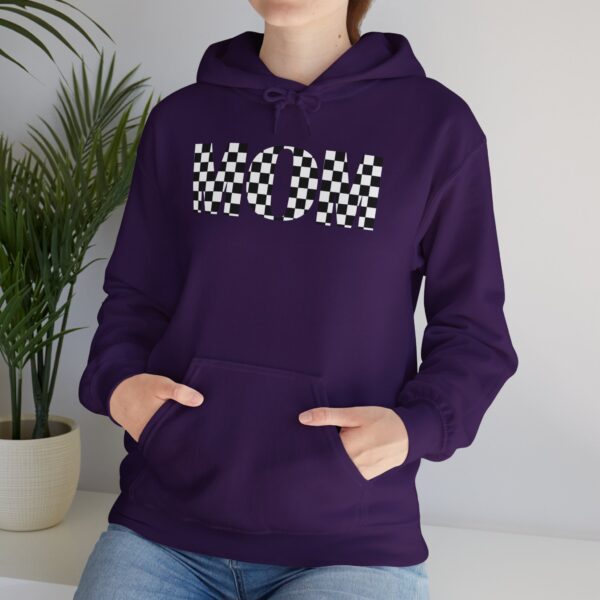 Mom checkered / hoodie / Unisex Heavy Blend™ Hooded Sweatshirt - Image 13