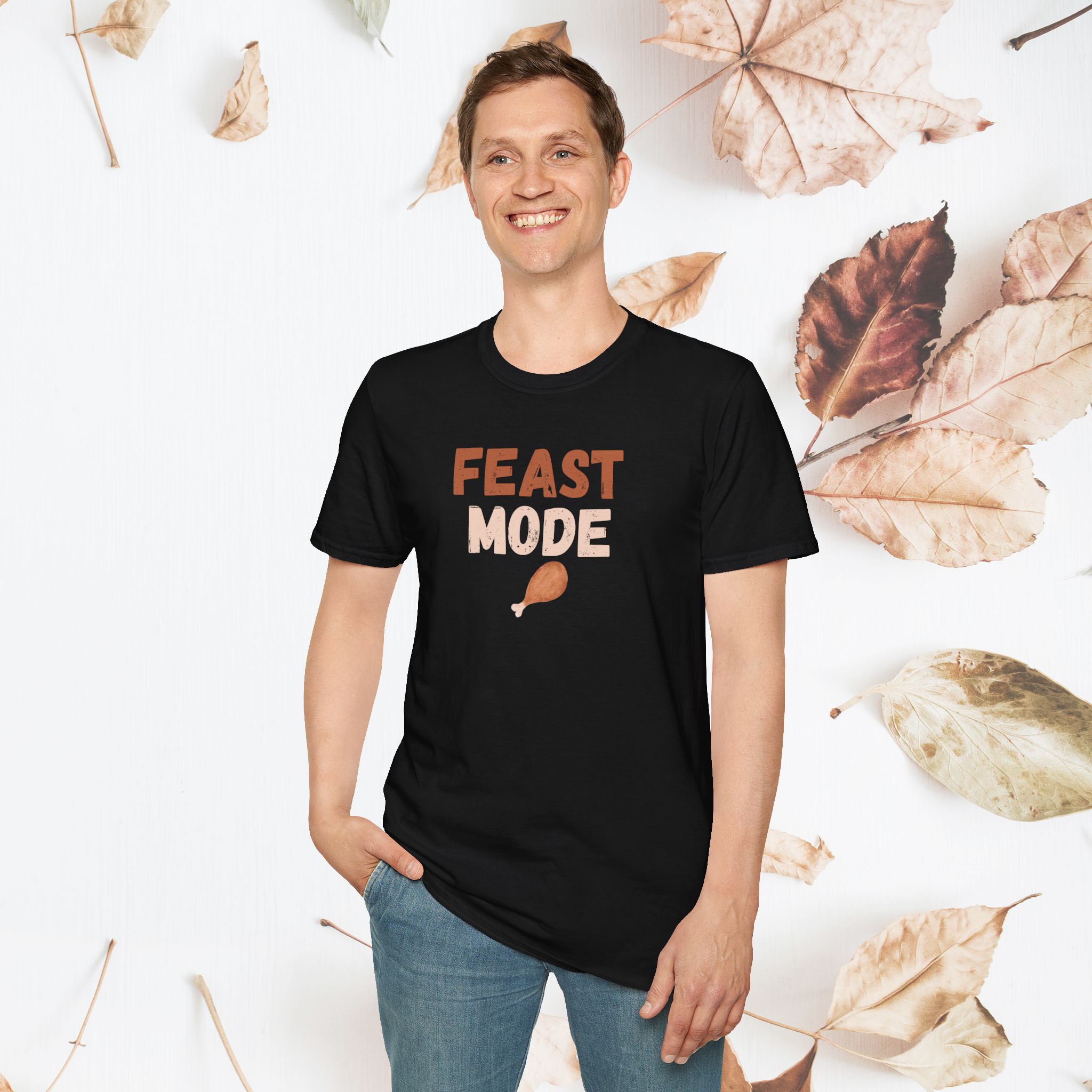 Feast Mode, Unisex Thanksgiving tshirt - Image 11
