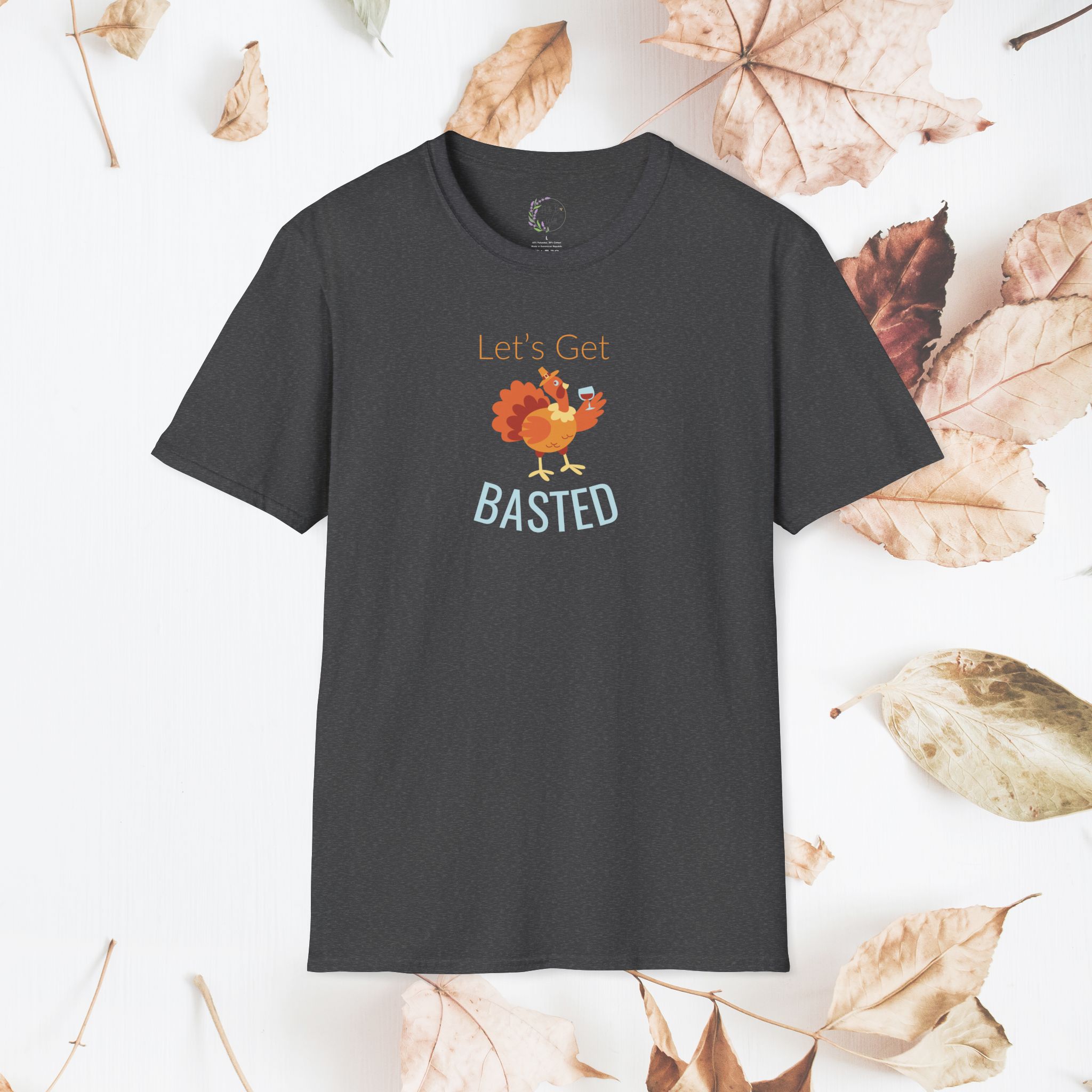 Let's Get Basted, Unisex Thanksgiving T-Shirt - Image 13