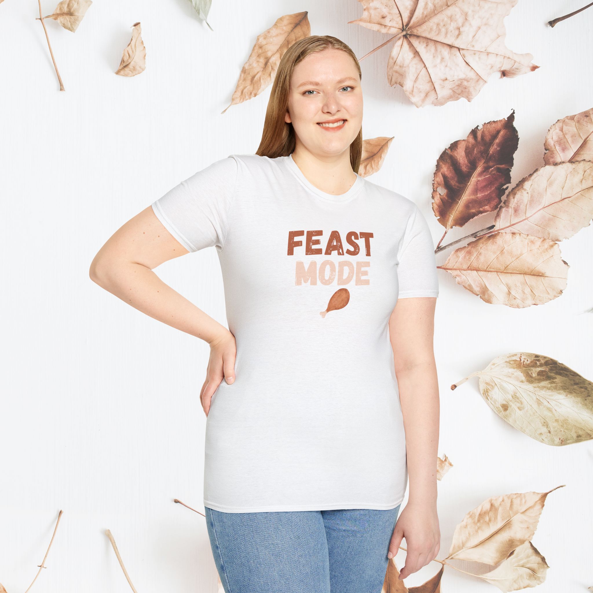 Feast Mode, Unisex Thanksgiving tshirt - Image 3
