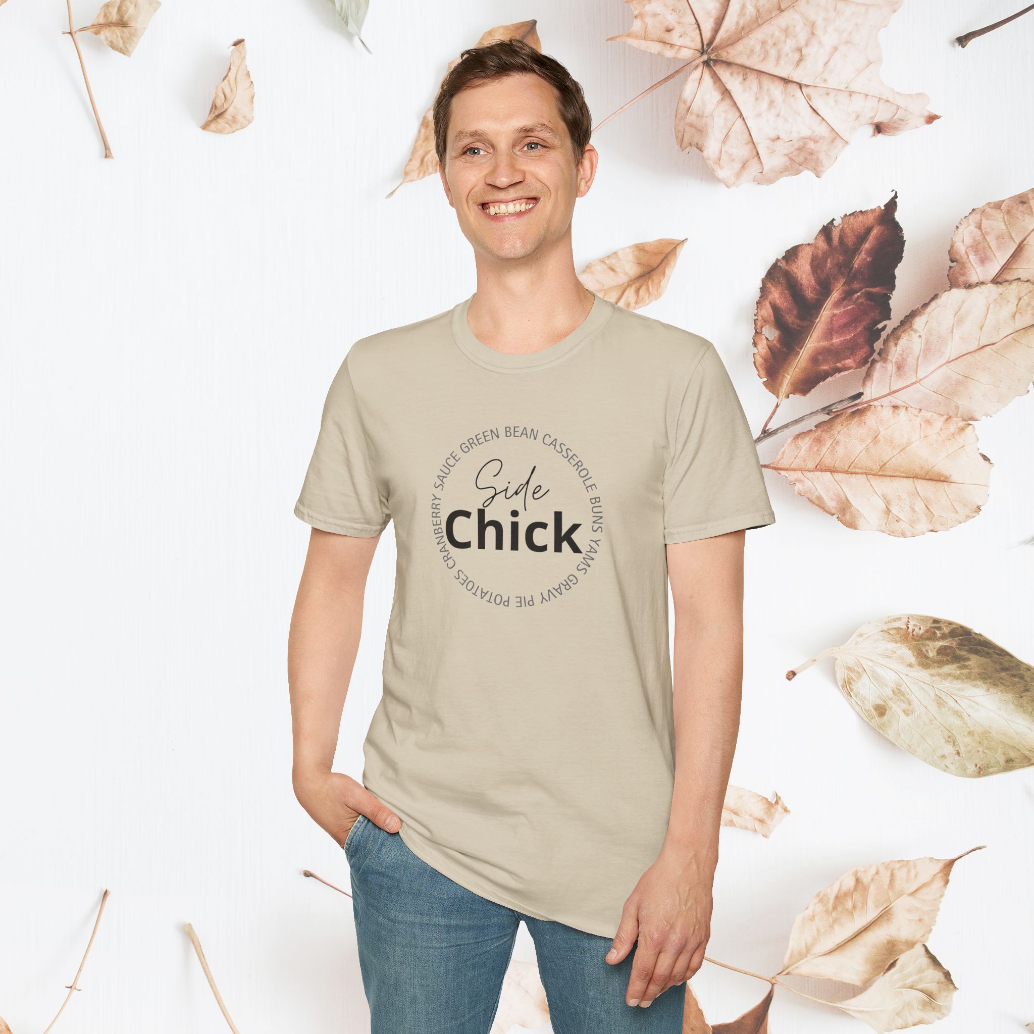 Side Chick, Thanksgiving, Unisex T-Shirt - Image 16