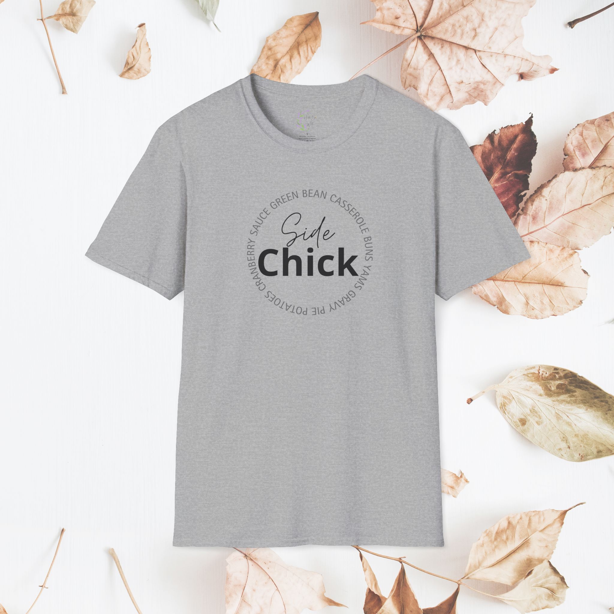 Side Chick, Thanksgiving, Unisex T-Shirt - Image 2