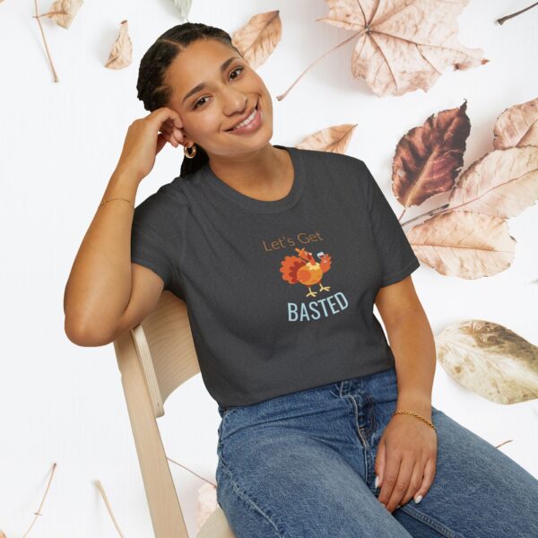 Let's Get Basted, Unisex Thanksgiving T-Shirt - Image 16