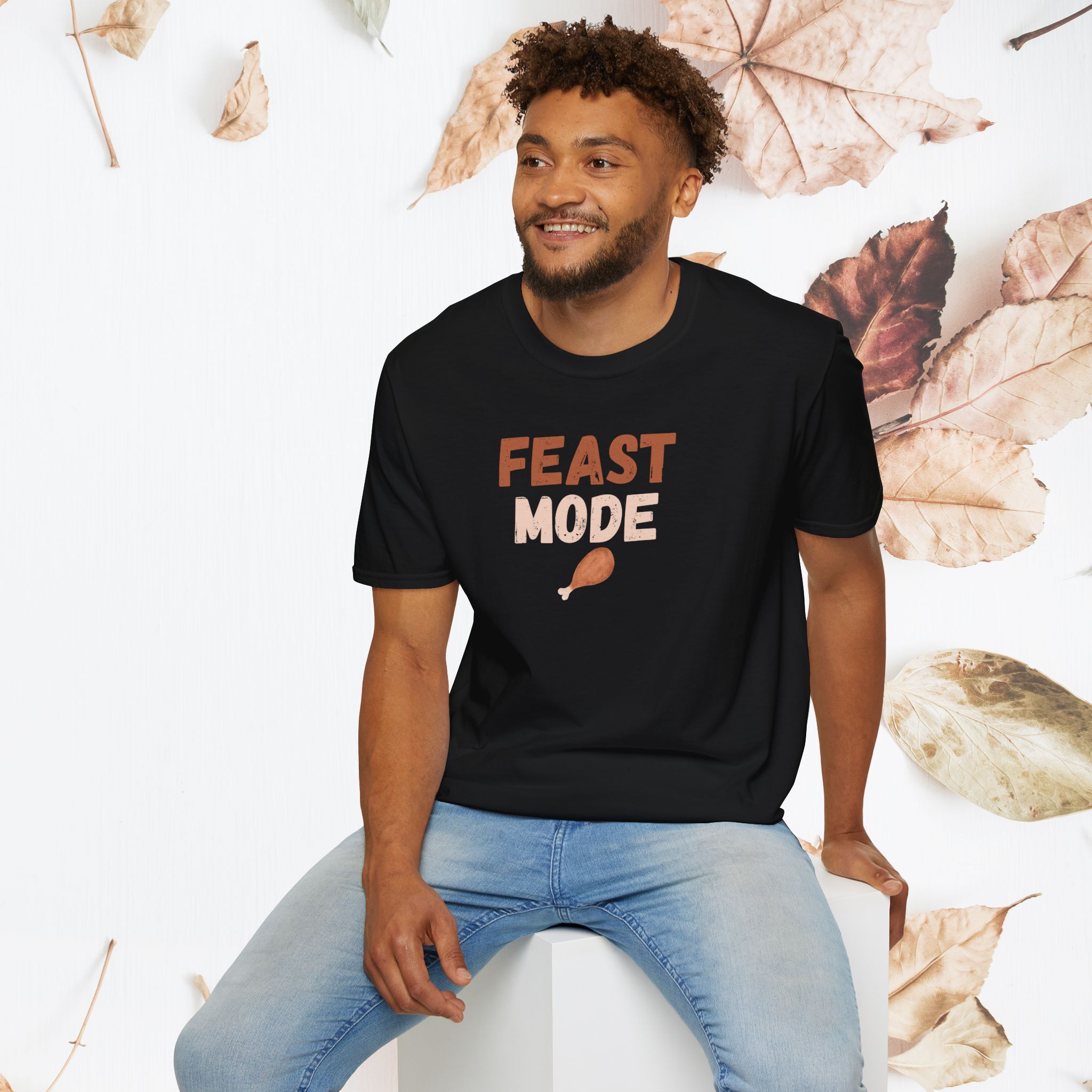 Feast Mode, Unisex Thanksgiving tshirt - Image 12