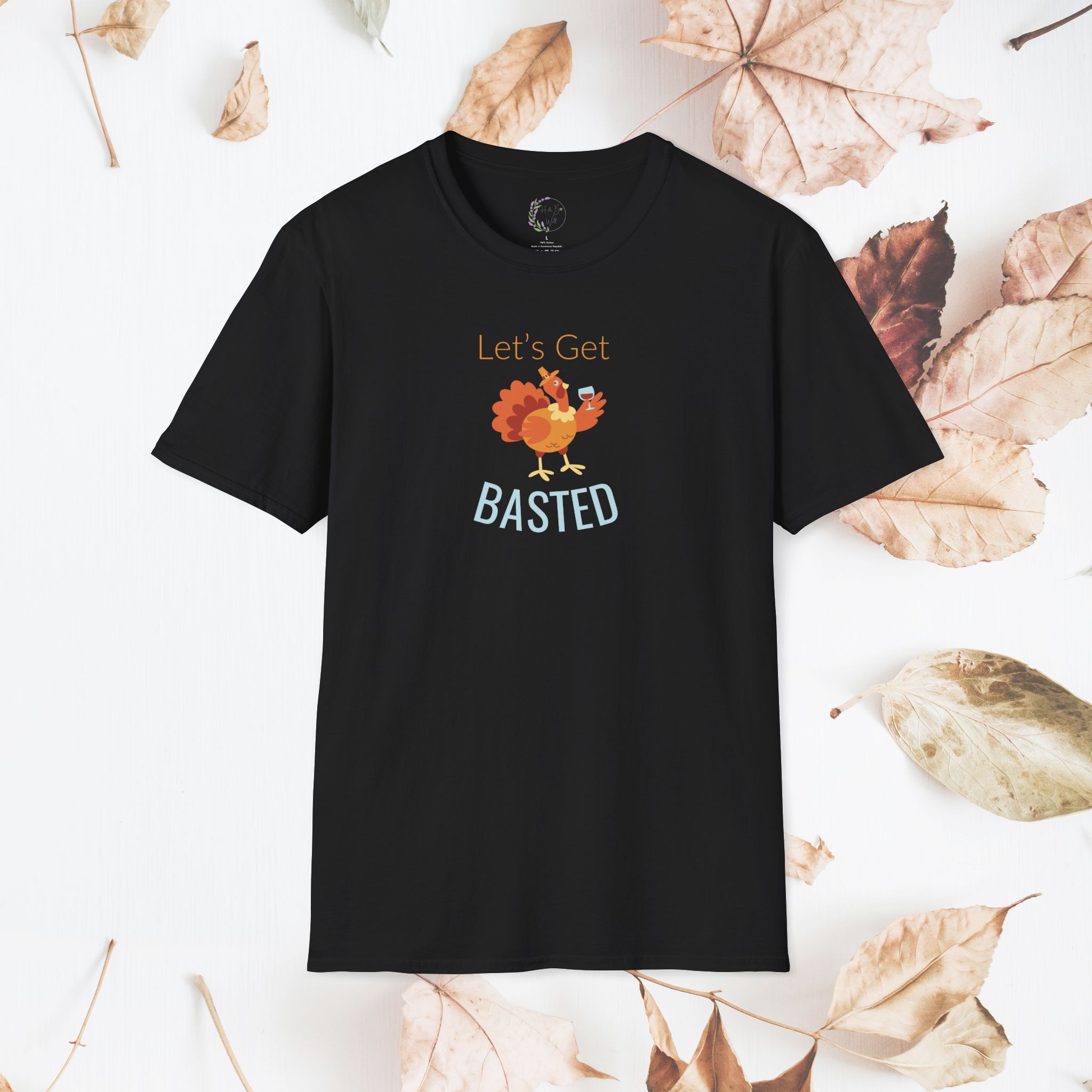 Let's Get Basted, Unisex Thanksgiving T-Shirt - Image 7