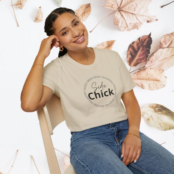 Side Chick, Thanksgiving, Unisex T-Shirt - Image 17
