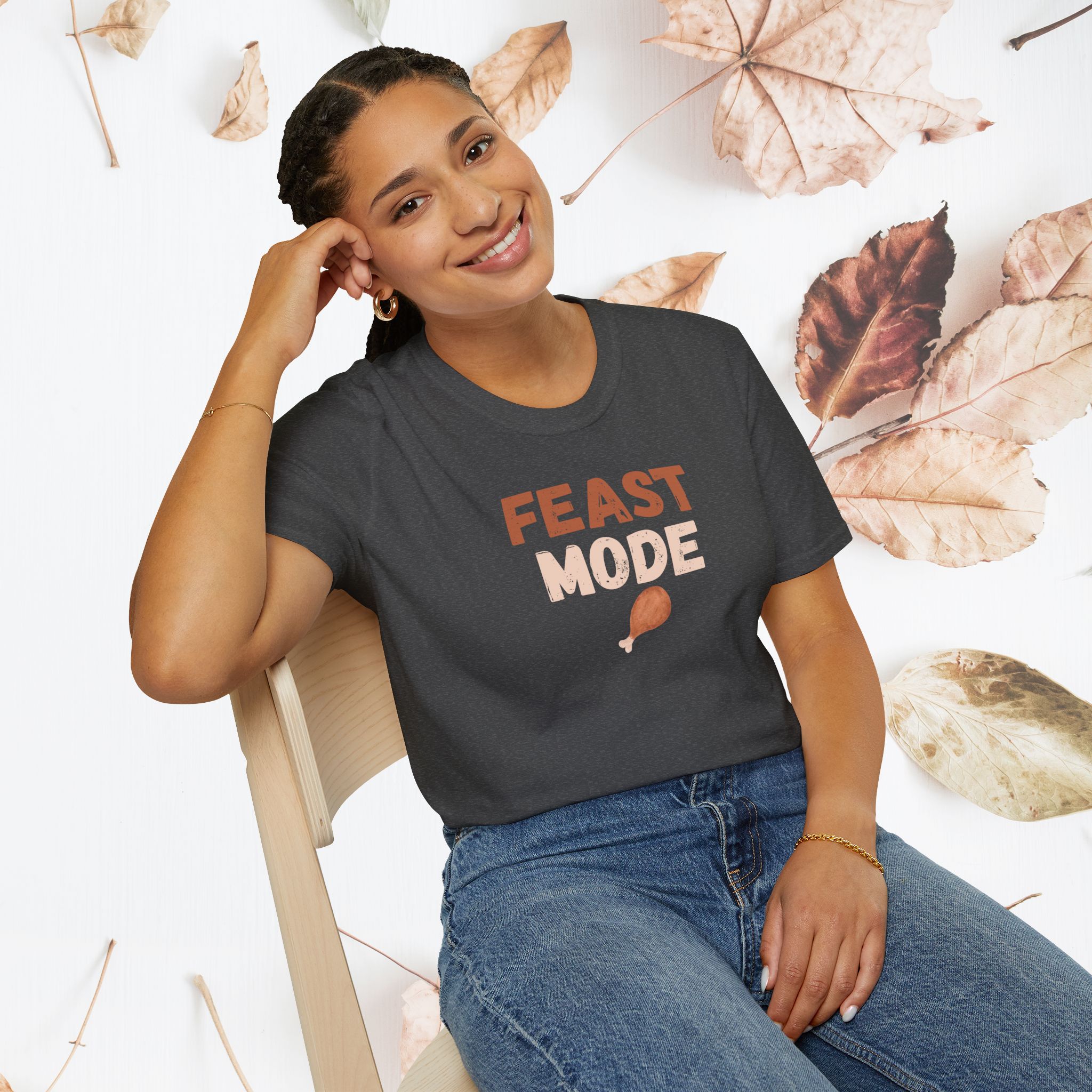 Feast Mode, Unisex Thanksgiving tshirt - Image 16