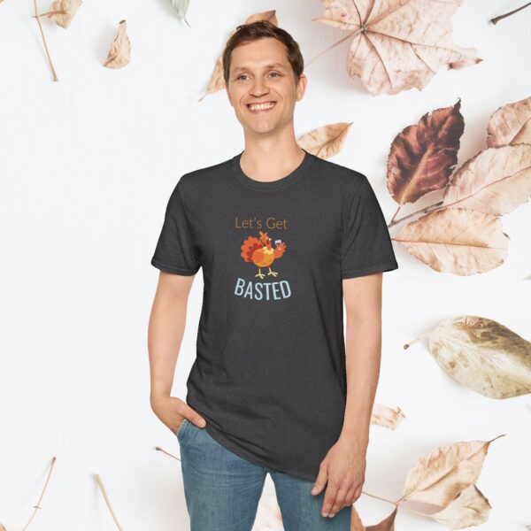 Let's Get Basted, Unisex Thanksgiving T-Shirt - Image 17