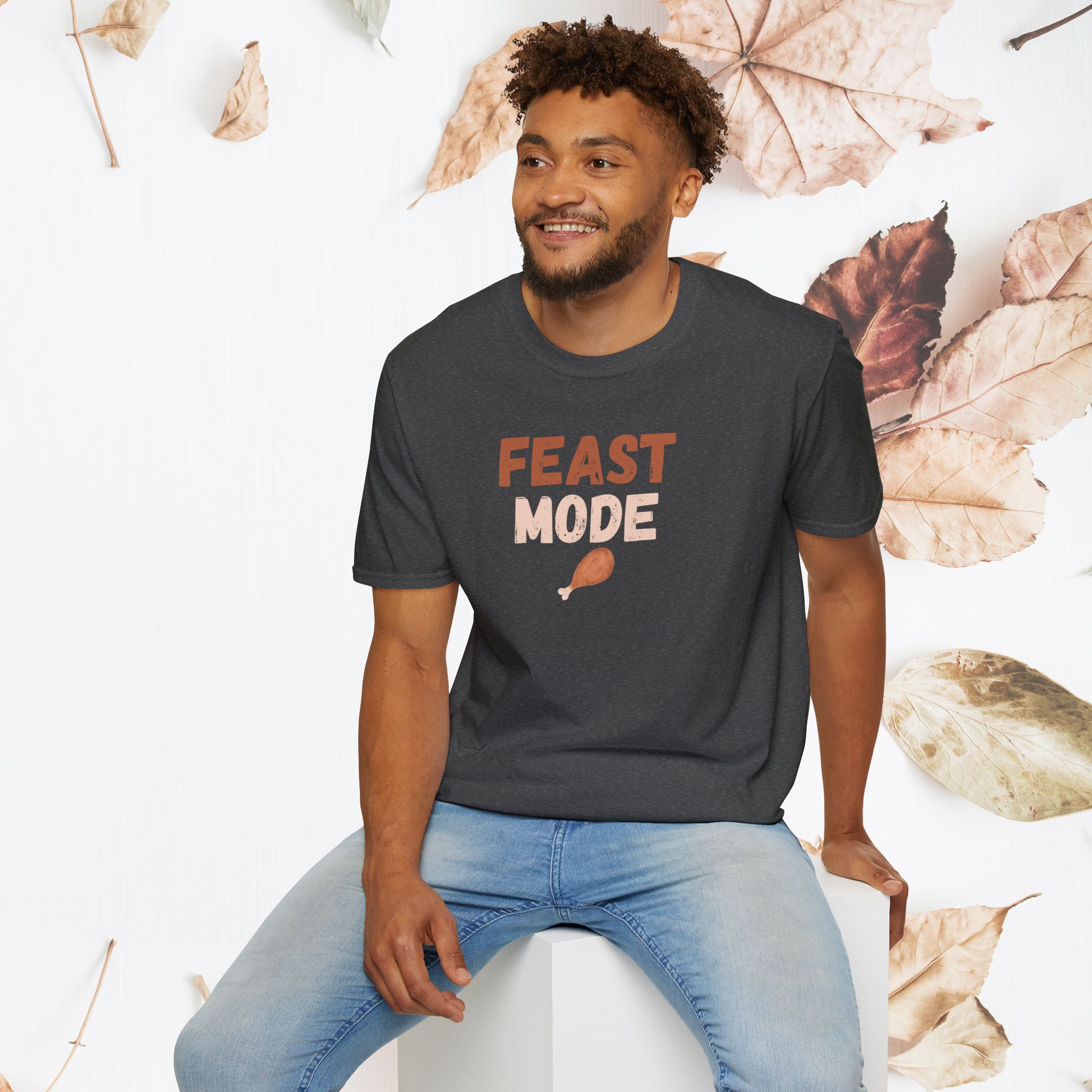 Feast Mode, Unisex Thanksgiving tshirt - Image 18