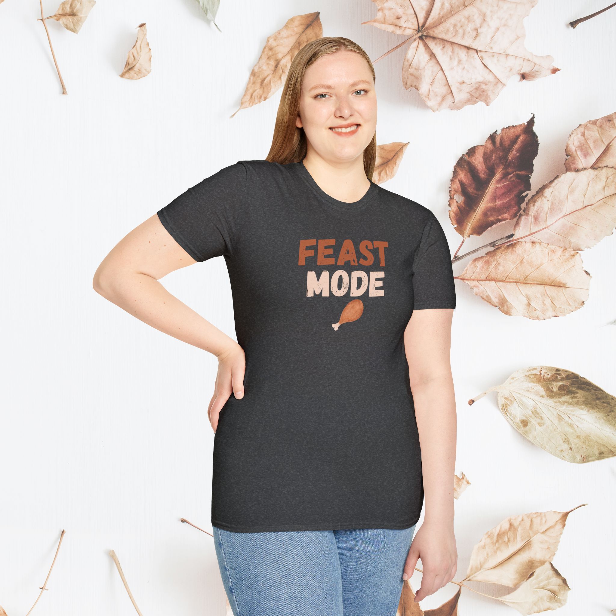 Feast Mode, Unisex Thanksgiving tshirt - Image 15