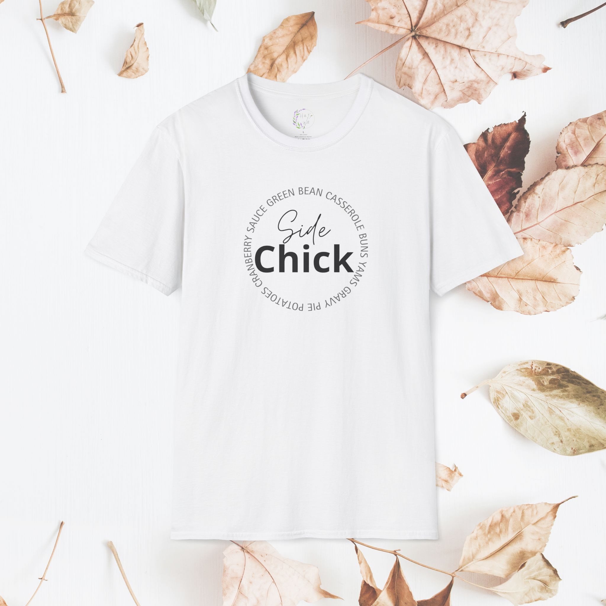 Side Chick, Thanksgiving, Unisex T-Shirt - Image 7
