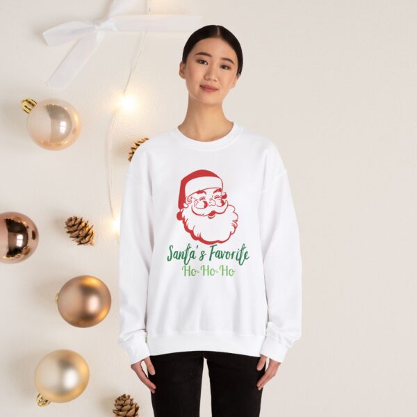 Santa's favorite ho ho ho, Crewneck Sweatshirt - Image 9