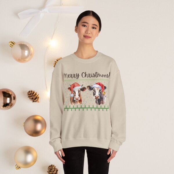 Merry Christmoos, crewneck sweatshirt - Image 6