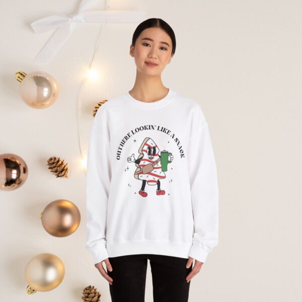 Out here lookin' like a snack, Unisex Crewneck Sweatshirt - Image 12