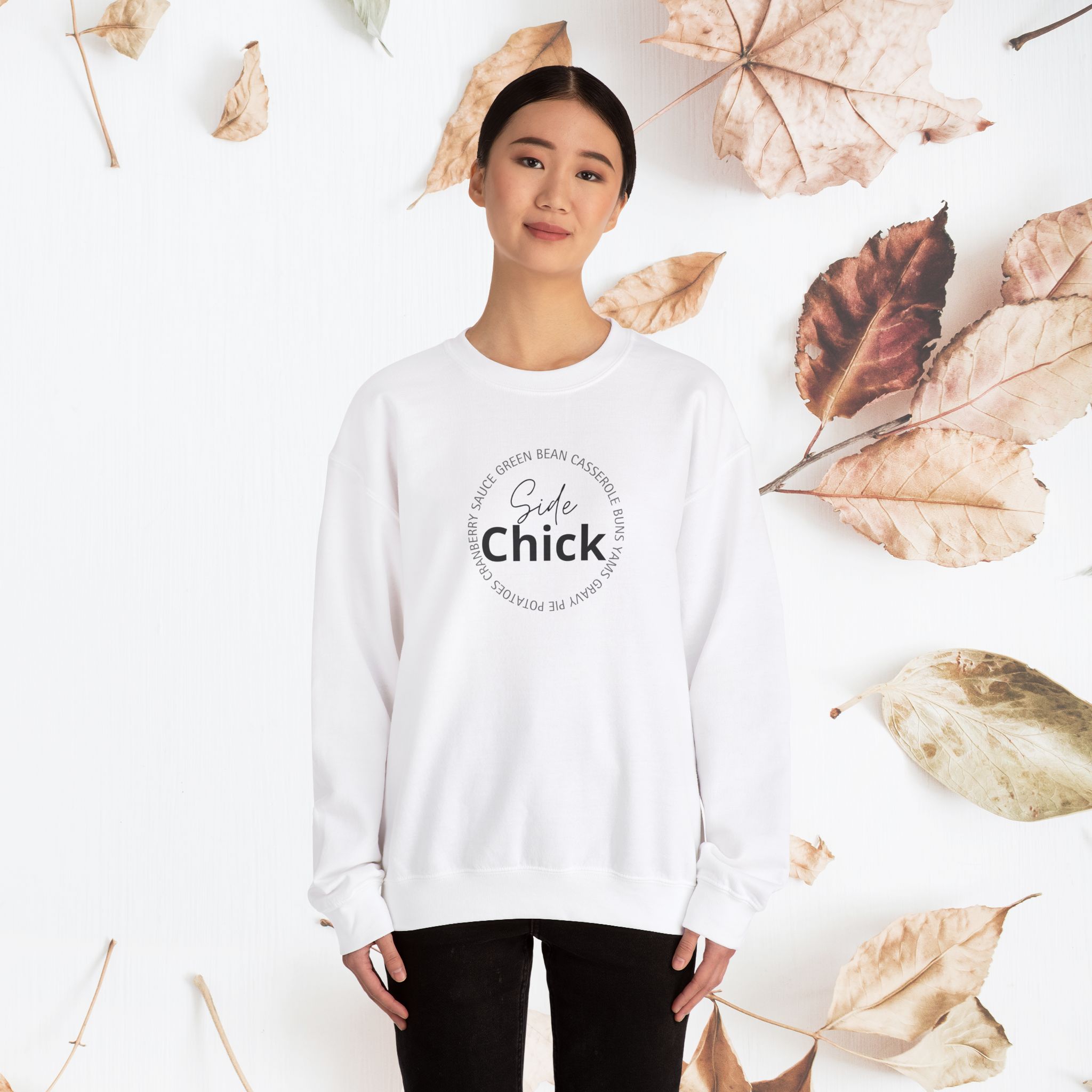Side Chick, Unisex Crewneck Sweatshirt - Image 15