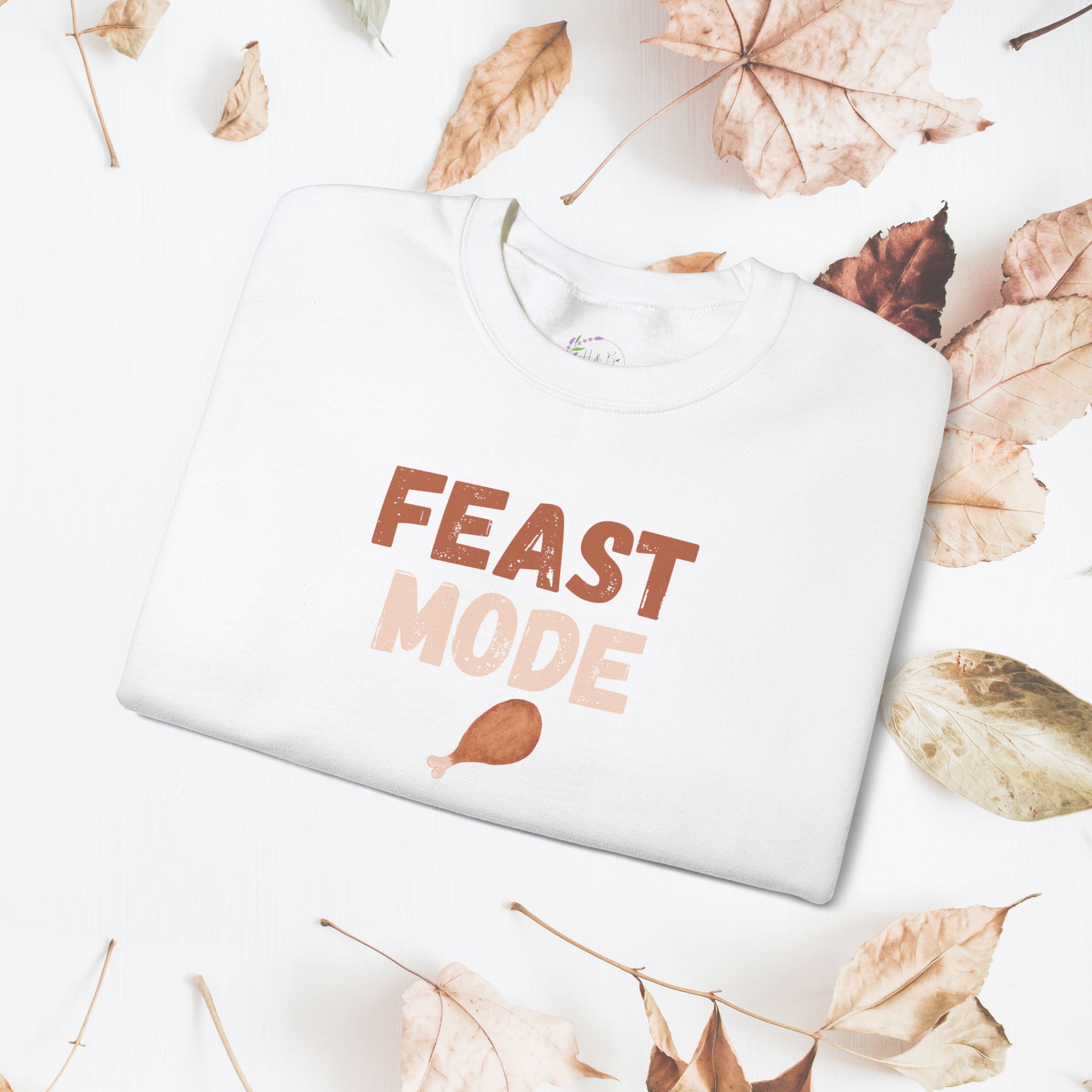 Feast Mode, Unisex, Crewneck Sweatshirt, Thanksgiving - Image 8