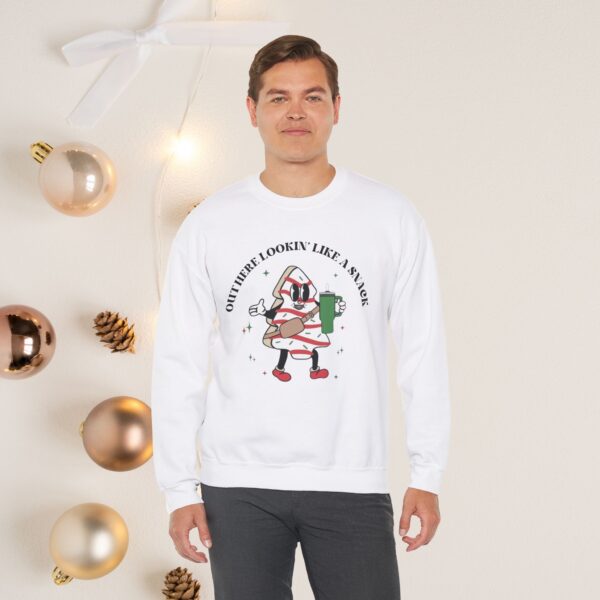 Out here lookin' like a snack, Unisex Crewneck Sweatshirt - Image 14