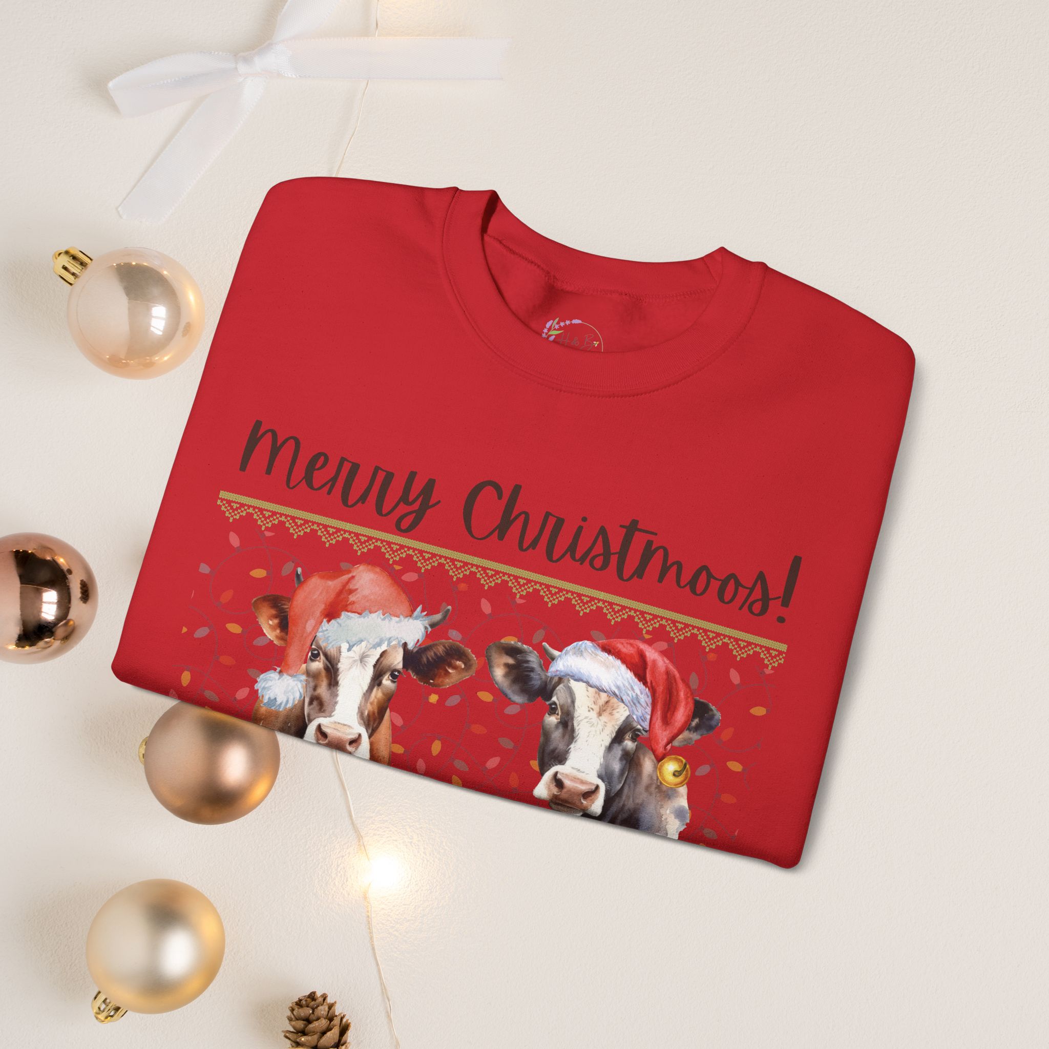 Merry Christmoos, crewneck sweatshirt - Image 2