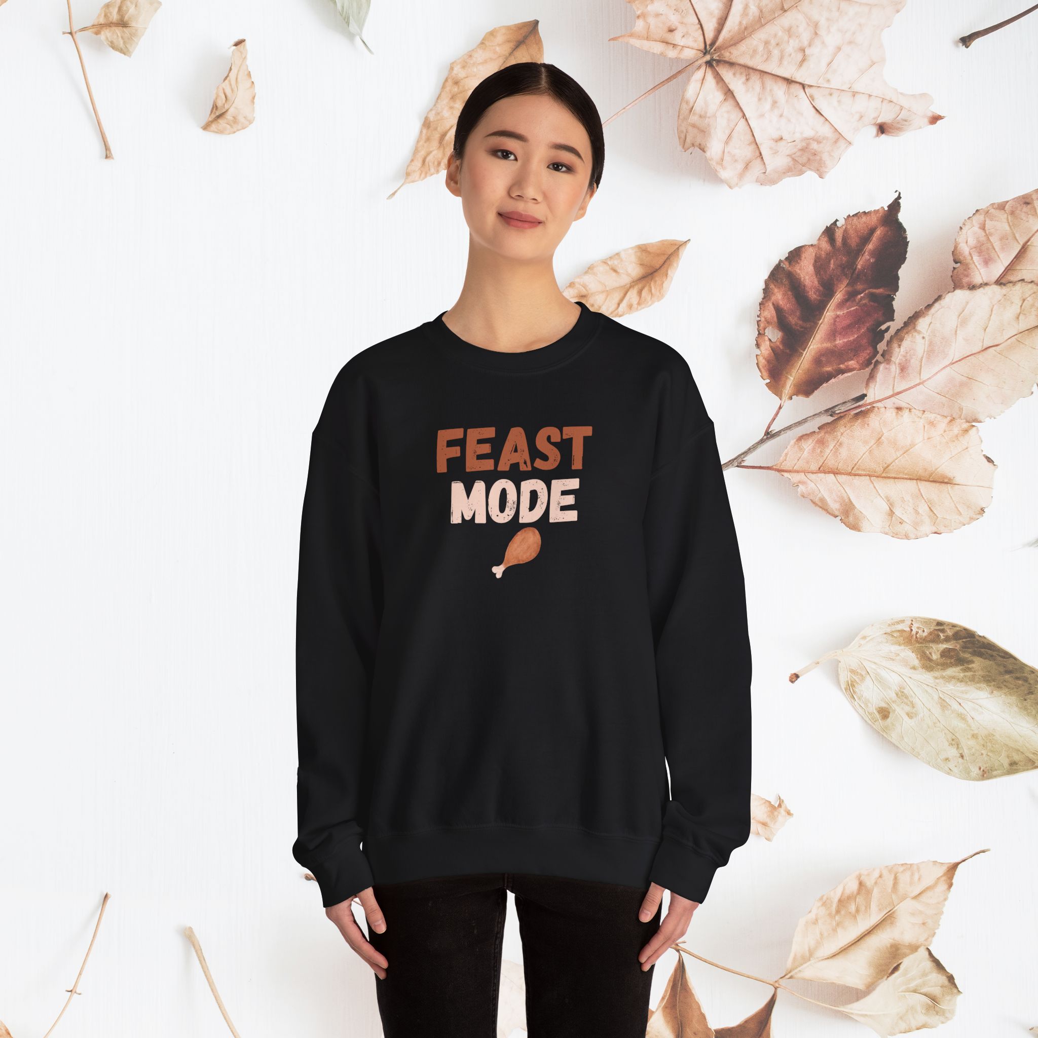 Feast Mode, Unisex, Crewneck Sweatshirt, Thanksgiving - Image 15