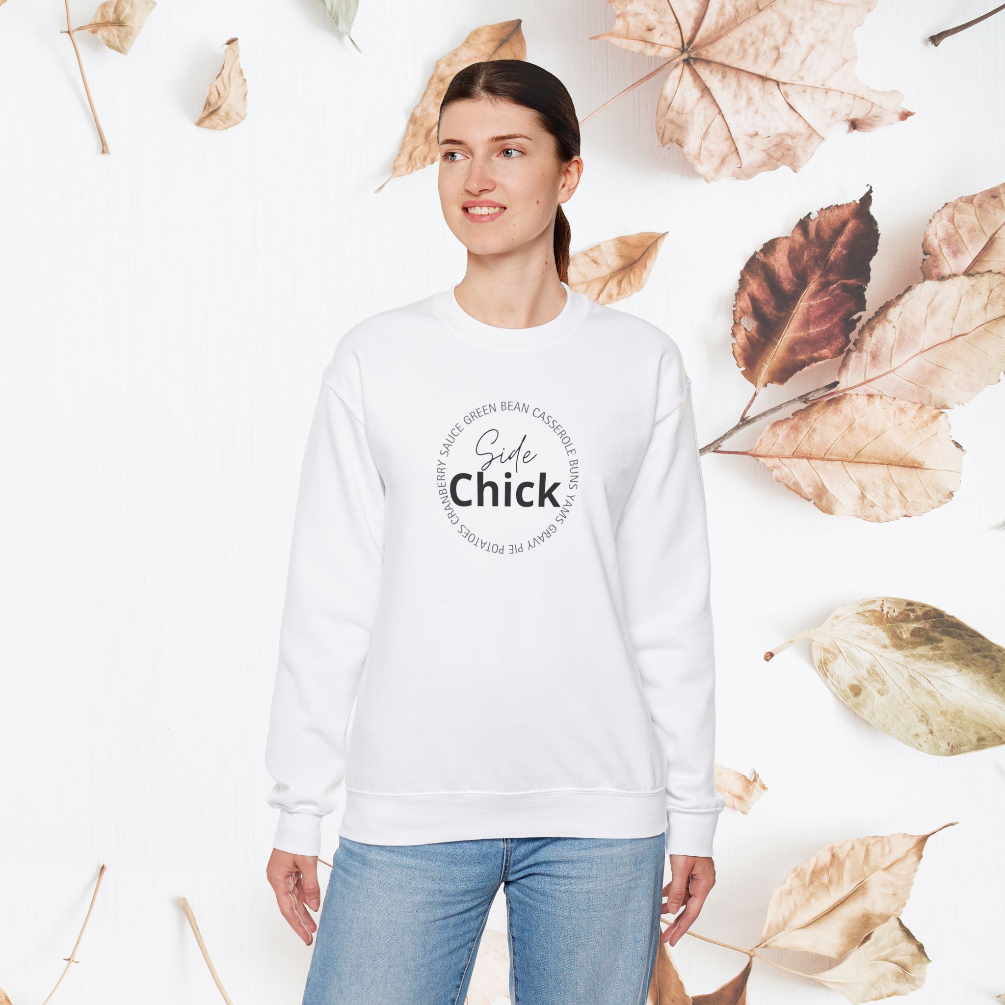 Side Chick, Unisex Crewneck Sweatshirt - Image 16