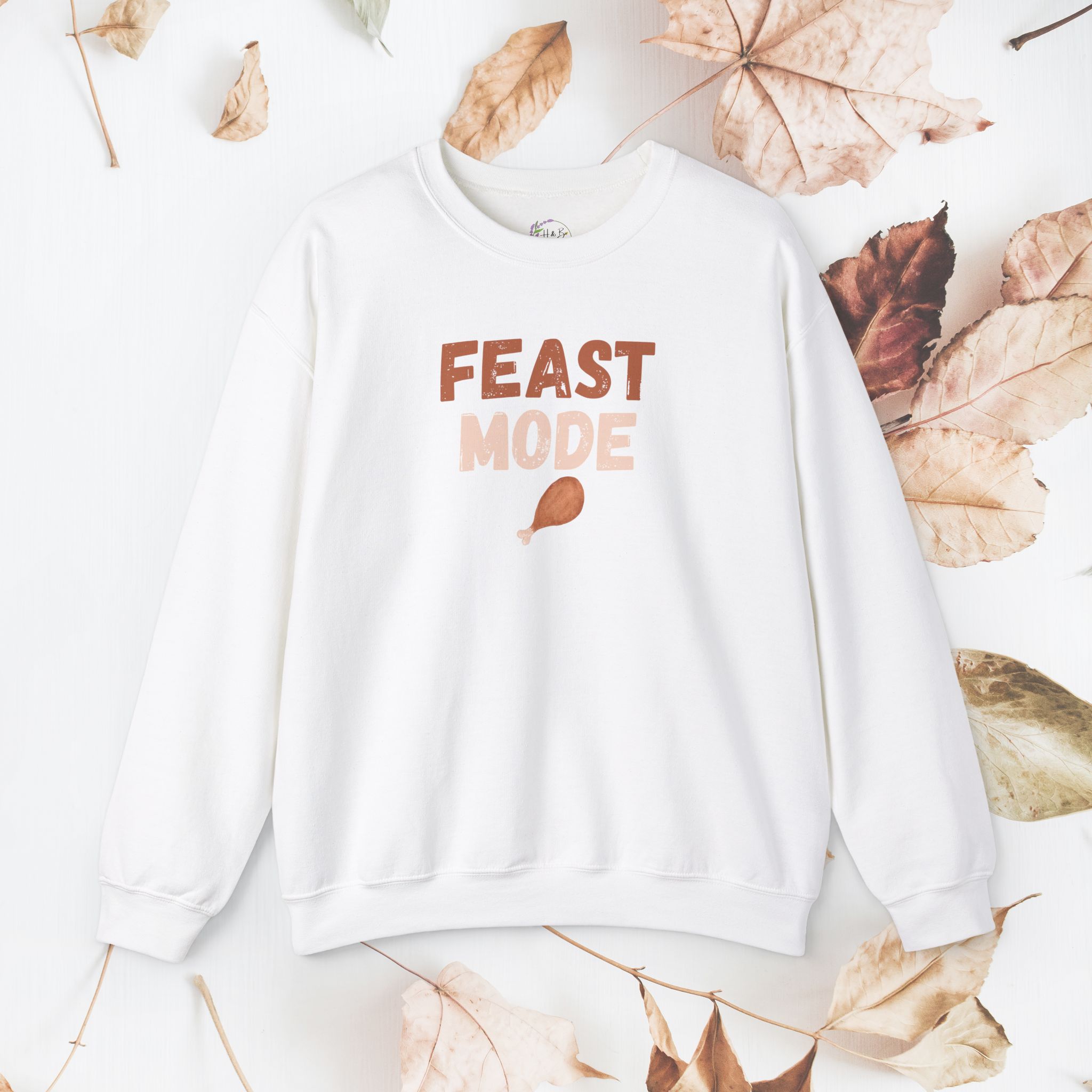 Feast Mode, Unisex, Crewneck Sweatshirt, Thanksgiving - Image 7