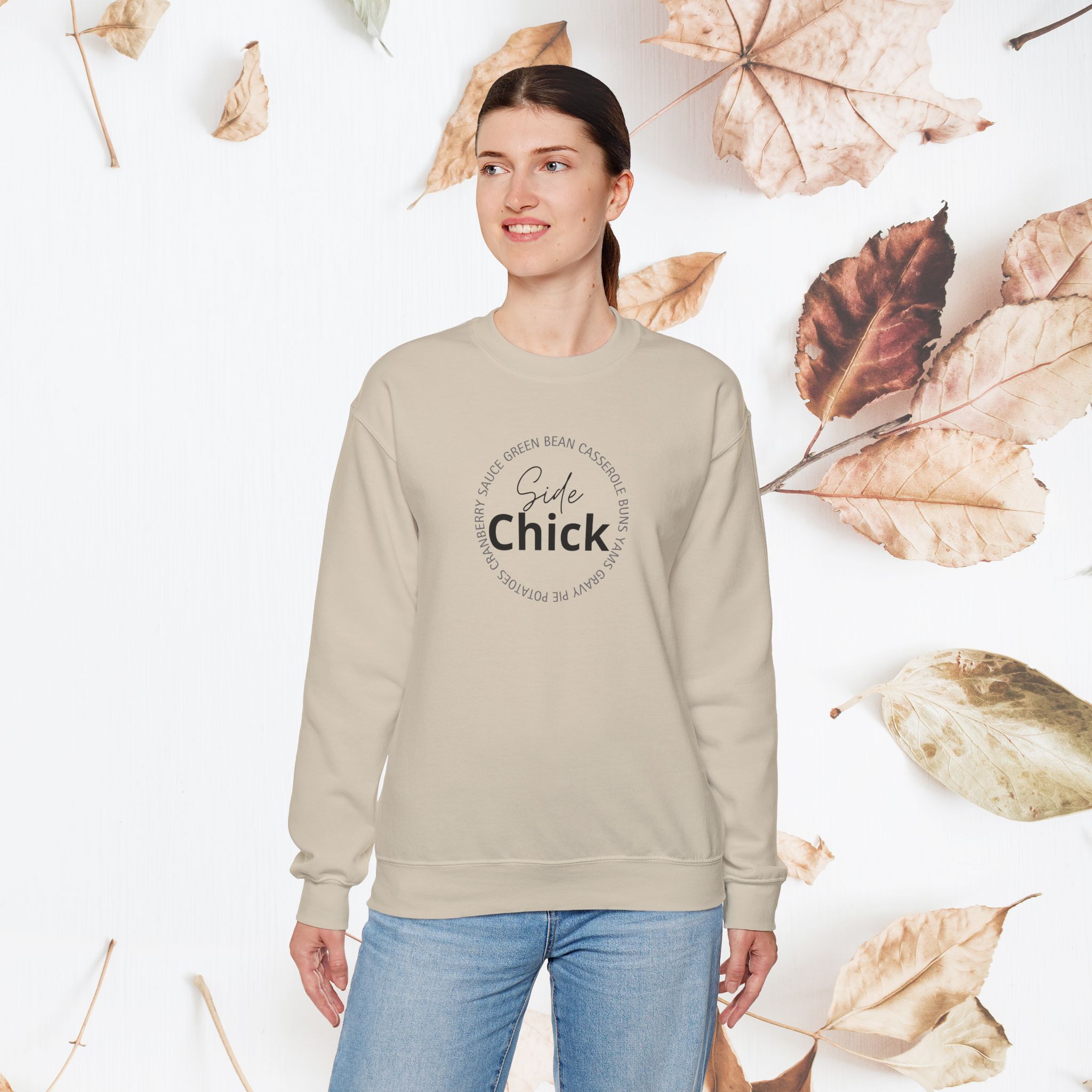 Side Chick, Unisex Crewneck Sweatshirt - Image 12