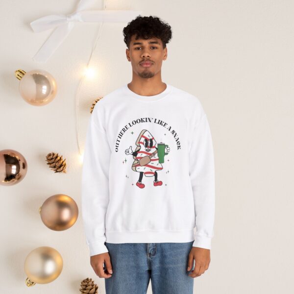 Out here lookin' like a snack, Unisex Crewneck Sweatshirt - Image 13