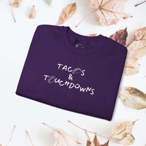 Tacos & touchdown / Unisex Crewneck Sweatshirt - Image 27