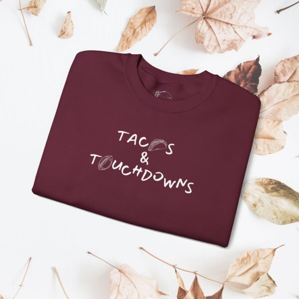 Tacos & touchdown / Unisex Crewneck Sweatshirt - Image 19