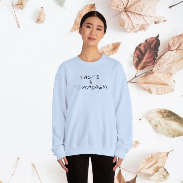 Tacos & touchdown / Unisex Crewneck Sweatshirt - Image 12