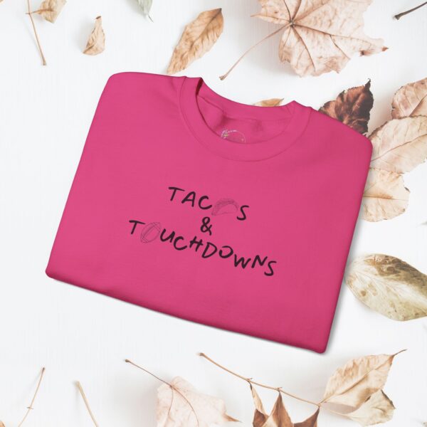 Tacos & touchdown / Unisex Crewneck Sweatshirt - Image 7