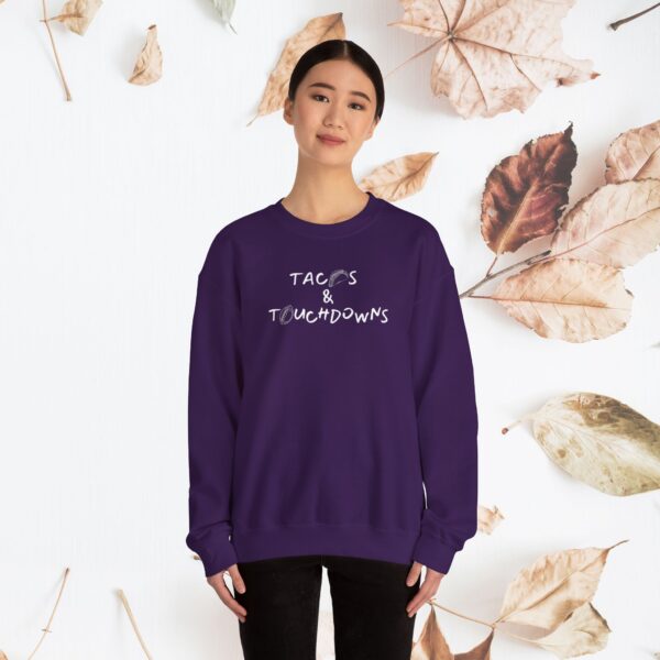 Tacos & touchdown / Unisex Crewneck Sweatshirt - Image 28