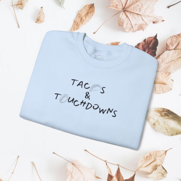 Tacos & touchdown / Unisex Crewneck Sweatshirt - Image 11