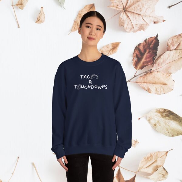 Tacos & touchdown / Unisex Crewneck Sweatshirt - Image 24